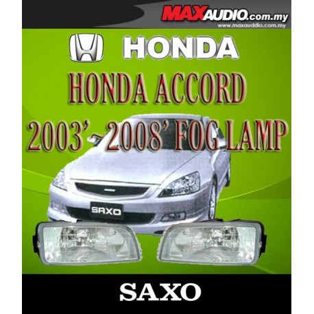 SAXO Fog Lamp Spot Light: HONDA ACCORD 2003-2007 Made in Korea [HD025]