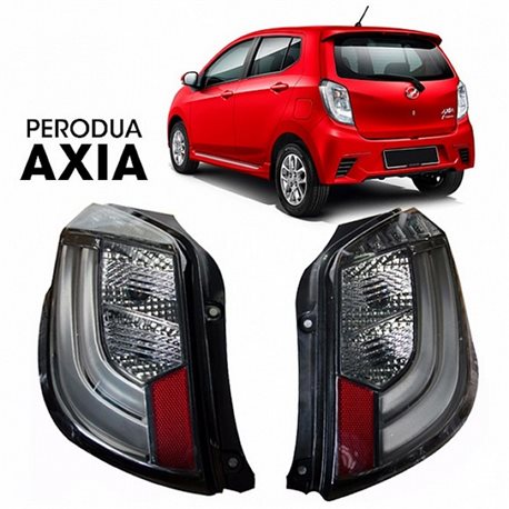 PERODUA AXIA LED Light Bar Tail Lamp (Smoke)