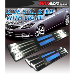 MAZDA 6 Stainless Steel LED Door Side Sill Step Made In Taiwan