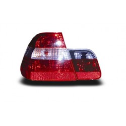 BMW E46 3-Series 4-Doors 2002 - 2005 EAGLE EYES Crystal Red/ Clear/ Red Tail Lamp [TL-002-BMW]