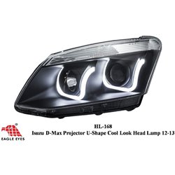 ISUZU D-MAX 2013 - 2015 EAGLE EYES U-Concept Daylight Projector Head Lamp [HL-168]