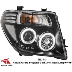 NISSAN NAVARA 2005 - 2015 EAGLE EYES CCFL Projector Head Lamp [HL-043]
