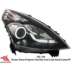 NISSAN TEANA 2005 - 2013 EAGLE EYES L-Style CCFL LED Light Bar Projector Head Lamp [HL-138]