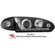 PROTON WIRA SATRIA PUTRA SATRIA GTI ARENA EAGLE EYES Chrome Trim Starline Daylight Projector Head Lamp [HL-059-4]