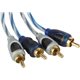 ZERO REEQUIPS 1.2, 2, 5 Meter 24K Gold Plated Car Amplifier RCA Cable