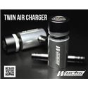 WORKS ENGINEERING Twin Ball Bearing Air Charger Universal for All N/A and Turbo Fuel Saver [W-T-AIRCHARGER]