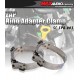 ZAP 1.5" Inch Stainless Steel Racing Ring Adapter Hose Clamp 1 Pair