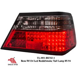 MERCEDES BENZ MASTERPIECE W124 E-Class 1885 - 1996 EAGLE EYES Smoke & Red LED Tail Lamp [TL-001-BENZ-1]