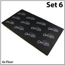 Set 6* OXYGEN AUDIO Sound Proof: (MPV/ SUV) Floor