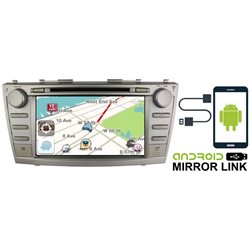 TOYOTA CAMRY 2007 - 2011 DLAA 8" Android Mirror Link Double Din GPS DVD MP3 CD USB SD BT TV Player Free Camera & TV Antenna