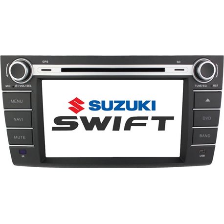 SUZUKI SWIFT 2004 - 2012 DLAA 8" Full HD Double Din GPS DVD CD USB SD BLUETOOTH TV Player FREE Rear Camera + TV Antenna