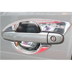 TOYOTA VIOS 2013 - 2015 4 Pcs Chrome Door Handle Inner Guard Bowl
