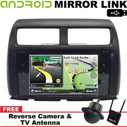 PERODUA MYVI ICON 2015 - 2017 SKY 9" Android Mirror Link Double Din GPS DVD MP3 CD USB SD BT TV Player Free Camera & TV Antenna