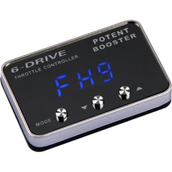 POTENT BOOSTER 6-Drive 46 Step Advanced Throttle Remapper (Racing, Sport, Normal & Eco Mode)