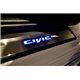 HONDA CIVIC FB 2012 - 2015 OEM Stainless Steel Blue LED Car Door Side Sill Garnish Scruff Step Plate