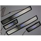PERODUA AXIA OEM Stainless Steel White LED Door Side Sill Step Plate Made In Taiwan (KS1)