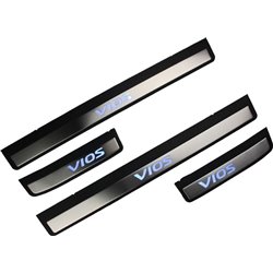 TOYOTA VIOS 2013 - 2017 OEM Stainless Steel LED Door Side Sill Step
