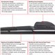 SKY Multifunctional Universal Aerodynamic Hybrid Silicone Wiper Blade Korea Quality [1 Pair]