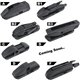 SKY Multifunctional Universal Aerodynamic Hybrid Silicone Wiper Blade Korea Quality [1 Pair]