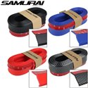 SAMURAI Rubber Skirt 3M 2.5 Meter Car Bumper Protector Strip Lips Diffuser [Black/ Red/ Blue/ Carbon Fiber]