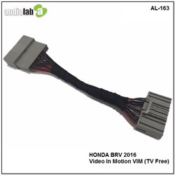 HONDA BRV 2016 - 2017 AUDIOLAB Park Brake By Pass Cable Video In Motion VIM TV Free Plug and Play Socket [AL-163]
