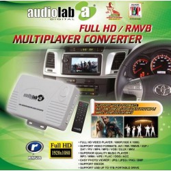 AUDIOLAB In-Car Full HD RMVB, AVI, RM, 3GP, MP4, MPG, VOB, DLUX, DAT, MKV Multi Player Converter [AL-1080]