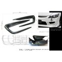 HONDA CIVIC FD/ FD2R 2006 - 2011 (TYPE-R Bumper Only) JS RACING Style Light Weight Real Carbon Fiber Air Duct Cover [FD C014]