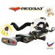(MOST CARS) REDBAT 4 in 1 Double Brake Pedal Lock with Plug and Play Socket & Immobilizer