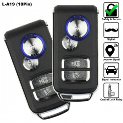 OEM 10 Pin 4-Button Multi Function Car Alarm System [L-A19]