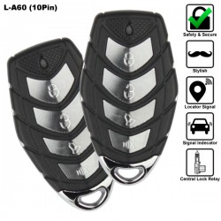 OEM 10 Pin 4-Button Multi Function Car Alarm System [L-A60]