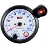 AUTOGAUGE 95mm Blue Racer (White Face) RPM Tachometer [177]