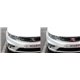 ORIGINAL KIA FORTE Sedan/ Koup, OPTIMA K5 2011 - 2014 7 Pcs 3D K-Logo Emblem Badge Made in Korea (Black Chrome / Red Chrome)