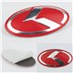 ORIGINAL KIA CERATO K3 2012 - 2017 7 Pcs 3D K-Logo Emblem Badge Made in Korea (Black Chrome / Red Chrome)