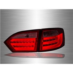 VOLKSWAGEN JETTA A6 2011 - 2017 Red Clear LED Light Bar Tail Lamp [TL-234]