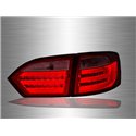 VOLKSWAGEN JETTA A6 2011 - 2017 Red Clear LED Light Bar Tail Lamp [TL-234]