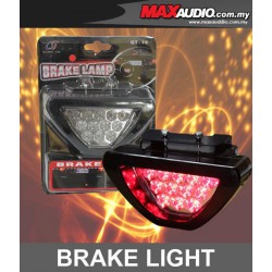 NEW F1 Style Triangle 12 RED LED Flashing 3rd Brake Lamp Light