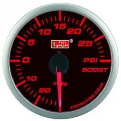 AUTOGAUGE 60mm Super Amber and White Boost Meter [299]