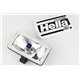 ORIGINAL HELLA COMET 450 Spot Lamp Fog Light (White) with H3 Halogen Bulb Made in Germany (Pair)