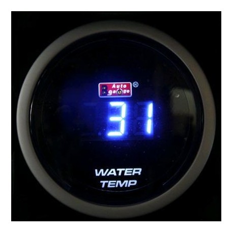 AUTOGAUGE 52mm Digital Blue LED Water Temp Meter [623]