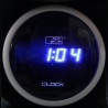AUTOGAUGE 52mm Digital Blue LED Clock [628]