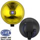 ORIGINAL HELLA COMET 500 Round Spot Lamp Fog Light (Yellow) with H3 Halogen Bulb Made in Germany (Pair)