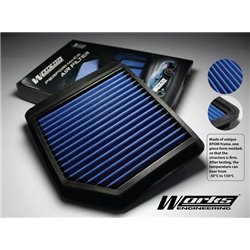 (MOST CARS) WORKS ENGINEERING Performance Drop In Air Filter (Save Fuel, Money & Increase Engine Response)