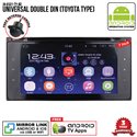 UNIVERSAL TOYOTA SKY NAVI 7" FULL ANDROID Double Din GPS DVD CD USB SD BLUETOOTH IOS Mirror Link Player