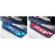 PERODUA BEZZA Colored Red/ Blue DIY Plug and Play OEM Stainless Steel Door Side Sill Step Plate Garnish Made In Taiwan