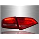 AUDI A4 B8 2009 - 2012 RED CLEAN LED Light Bar Tail Lamp [TL-220]