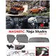 FORD RANGER T6 T7 2011 - 2018 NINJA SHADES UV Proof Custom Fit Car Door Window Magnetic Sun Shades (5pcs)