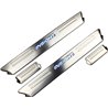 HONDA INSIGHT 2009 - 2014 OEM Stainless Steel Blue LED Car Door Side Sill Garnish Scruff Step Plate