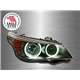 BMW E60 5-Series 2003 - 2010 EAGLE EYES CCFL LED Light Ring Double Projector Head Lamp [HL-021-BMW]