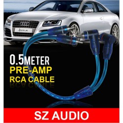 SZ Audio 0.5 Meter Pre-Amp RCA Cable