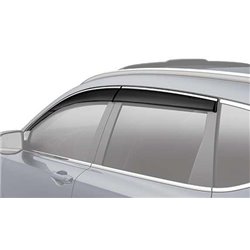 HONDA CRV 2017 Premium Stainless Steel Chrome Lining Anti UV Light Door Visor with Clip